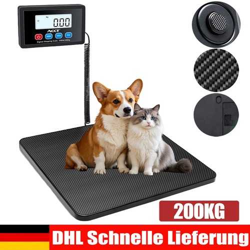 200kg lcd digital paketwaage - 200kg,