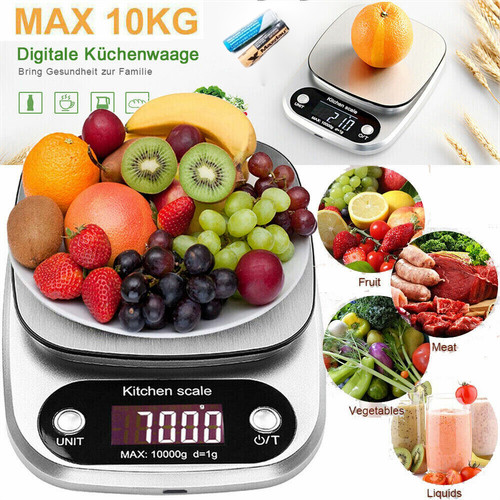 10kg küchenwaage digital - 1g,