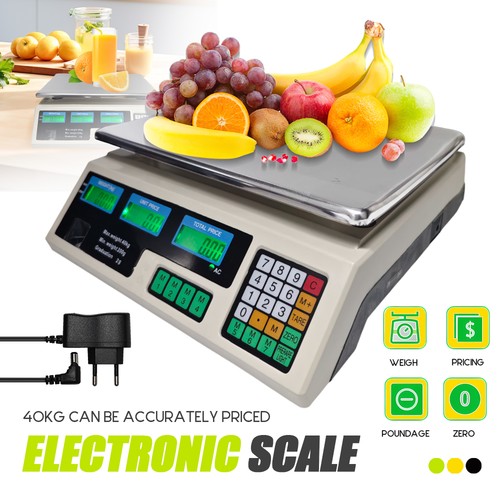 Küchenwaage 40kg digital - küchenwaage,