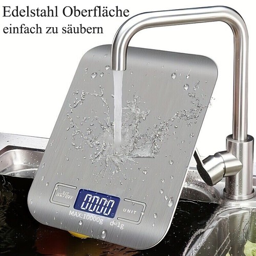 Küchenwaage digital edelstahl - küchenwaage,