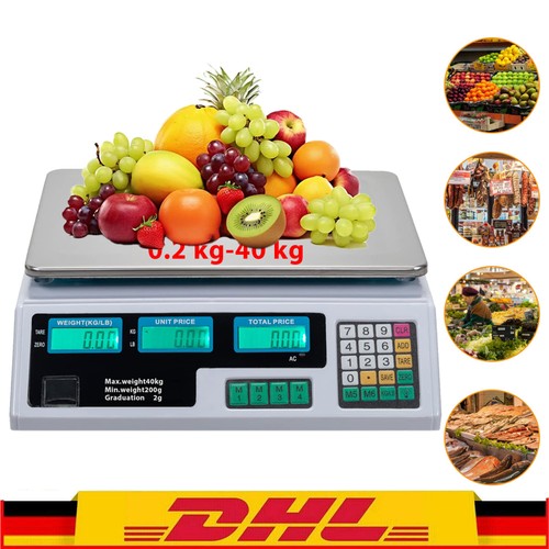 40kg preiswaage digital - 40kg/5g,