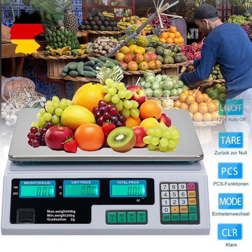 40kg elektronische preiswaage - 40kg,